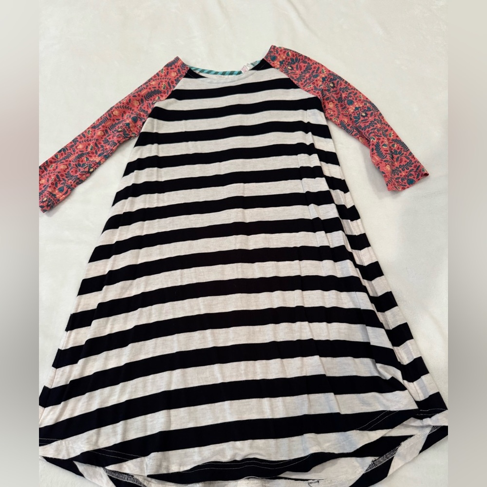 Matilda Jane Black and White Striped Dress